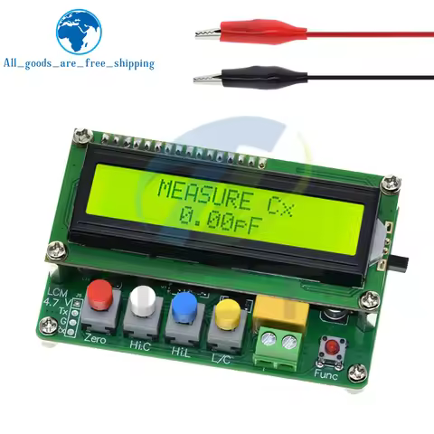 1/3pcs LC-100A Digital LCD Capacitance Inductance Meter LC Meter 1pF-100mF 1uH-100H LCD Display High