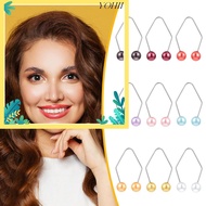 YOHII 1 Pair Dimple Maker for Cheeks, Pearl Facial Beauty Tools Dimple Trainer, Alloy Easy to Wear F