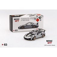MINI GT PORSCHE 911 GT2RS SILVER METALLIC