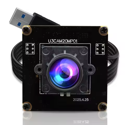 ELP 20MP 5K USB3.0 Camera Module CMOS AR2020 5120x3840 27.5fps Ultra HD Auto Focus/Fixed Focus Indus