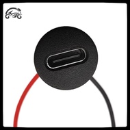 [8C11] High Quality Type-C 2P Glue Injection Direct Pressure Welding Wire Type Female Base USB Conne