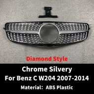 Phụ Kiện Trang Trí Điều Chỉnh Lưới Tản Nhiệt Mui Xe Phía Trước Cho Mercedes Benz C W204 C43 GT AMG D