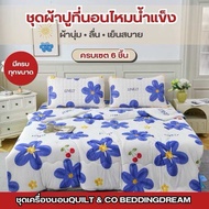 Complete Set of Ice Silk Bed Sheets, Brand Quilt&Co Beddingdream, Premium Quality Work, Soft Fabric,