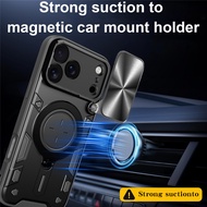 Case For iPhone 17 17Air 17Pro 17ProMax ⭐Withlens Ring Magnetic Phone Cover⭐ 16e Shockproof Bracket 