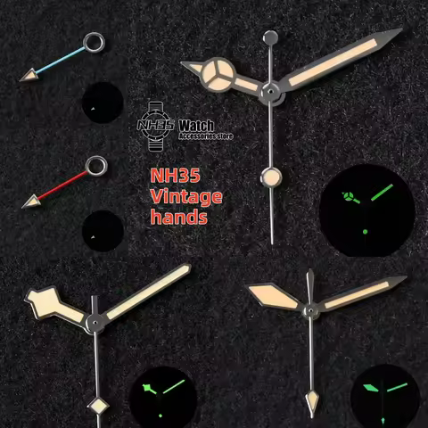 NH35 Watch Accessories Vintage Retro Sword Hand for Seiko NH35 NH36 Movement Watch GMT Needle Snow H