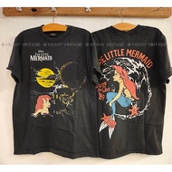 the Little Mermaid Under the Sea '89 Bio Washed vintage shirt heavy Cartoon