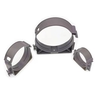 Fresh air system buckle air conditioning fittings elbow PE ceiling fixed pipe clamp elevator black g