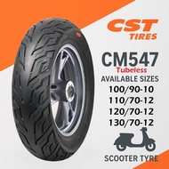CST CM547 Tubeless Scooter Tire (100/90-10, 110/70-12, 120/70-12, 130/70-12) – Vespa / Yamaha / Hond