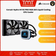 TMT Corsair Hydro H115i PRO RGB AIO Liquid Cooling CPU Cooler | 280mm Radiator | 2*14CM ML140 | 55.4CFM | CW-9060032-WW