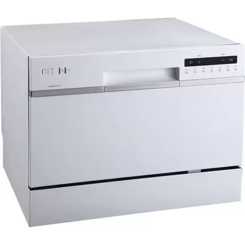 DWP62WH 6 Place Setting Portable Countertop Dishwasher - White