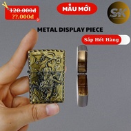 JT lighter Case (H-9D) White copper material (Fuel not included)