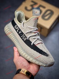 Adidas Yeezy Boost 350V2 椰子350系列卡其黑「芝麻油漆條」