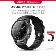 Aolon GT5 Pro Smart Watch Compass HD Bluetooth Call Heart Rate 1.6inch Full Screen Blood Oxygen Smar