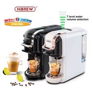 HiBREW 5 In1 Capsule Coffee Machine Hot/Cold 19Bar Espresso Coffee Maker For Nespresso &amp; Dolce Gusto &amp; K-cup &amp; ESE Pod &amp; Coffee