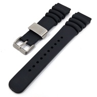 Watchband For Seiko Divers Smart Watch 24mm 22mm Silicone Band Strap Bracelet Accessories