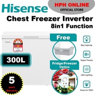 Hisense Chest Freezer (300L) 5-Star Enegry Saving With Electronic Temperature Control Chest Freezer FC326D4BWYS【HPH】