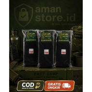 [Aman STORE.ID] TNI AD Polri Socks | Black Calf-Length PDL Socks POLOS CB 12-13-999