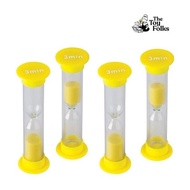 Teacher Created Resources 3 Minute Sand Timer Small Pack of 4