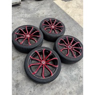 Rays Versus Chrysaor 19 Inch Sport Rims 5h 114.3 Original Made in Japan