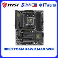 MSI MAG B850 TOMAHAWK MAX WIFI AM5 ATX DDR5 PCIe 5.0 Wi-Fi 7 5G LAN Gaming Motherboard itw
