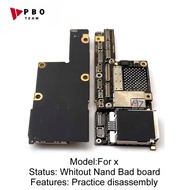 JDT Damaged Motherboard Without NAND US For X XR XS MAX 11 12 13 14 15 Pro Max Mini Repair Training 