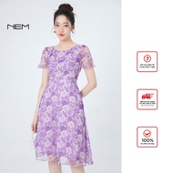[ Genuine ] High-end designer women's dress NEM Fashion 40632