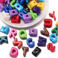 Big alphabet beads, big alphabet letters, fluffy letters