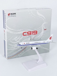 1: 400 International Airlines Commercial Flight C919 Passenger Aircraft First Shelves B-919X Simulat