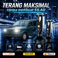 H4 Mini Biled Projector Projector Super Bright White Car LED Light T9 Kijang Kapsul