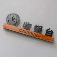 Acrylic Sign Signboard Signage Cashier Pay Here Order Here 收银台 提示牌 亚克力 标识牌 D7