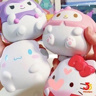 Sanrio Hello Kitty Jumbo Squishy Kawaii My Melody Kuromi Cinnamoroll Children's Hand Held Toys Adult Decompression Toy -55