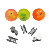 Bola Bekel Besar - Sedang - Kecil + Biji SS Besi 6pc / Bekel Boneka / Mainan Bola Bekel Set ukuran B