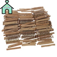 OTUINSG Resistor Kit, 1/2 Watt Resistors Kit 1000pcs 100 Values, Wide Application Carbon Film Resist