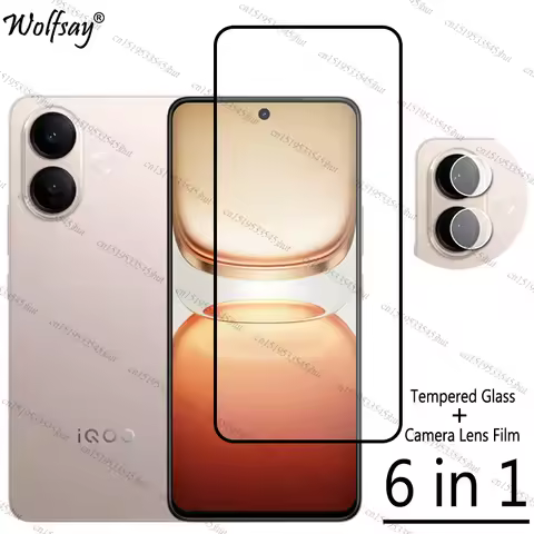 Full Cover Tempered Glass For Vivo iQOO Z10R Screen Protector For Vivo iQOO Z10R Global Camera Glass