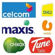 Celcom/Digi/Onexox/Umobile/Maxis Prepaid Top Up / Reload (RM30)