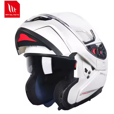 NEW MT Original Flip Up Motorcycle Helmets ATOM SV Solid For Men and Women Motorcross Racing Full Fa