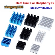 For Raspberry Pi 4 Heat Sink 3pcs Raspberry Pi 4B Aluminum Heatsink Radiator Cooling Kit Cooler for 