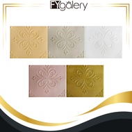 FYgalery HL0210 3D Wallpaper Ceiling Wall Ceiling Bedroom Roof Flower Motif Multifunction