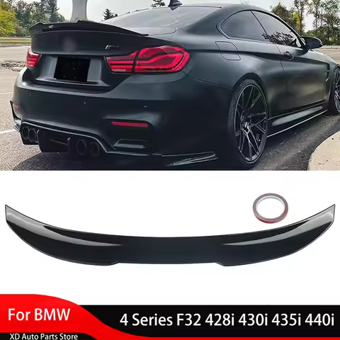 For BMW 4 Series F32 428i 430i 435i 440i PSM Style Rear Spoiler Wing Trunk Top Wing Spoiler Diffuser
