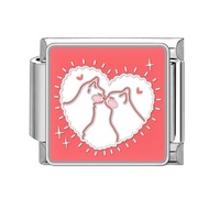 Cute Animal Series Charm Bracelet Fit 9mm Bracelet Stainless Steel Charm Bracelet Link Charm Italian