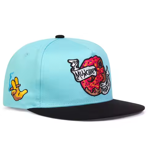 MUNCHIE MADNESS CAP Sky blue pink novelty hip-hop snapback hat for men women adult outdoor casual su