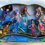 Mattel Disney Princess Toys, Ariel & Sisters Little Mermaid Doll Set, Collection 7