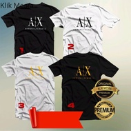 AX ARMANI EXCHANGE T-Shirt UNISEX Cotton Men Women Short/Long Sleeve