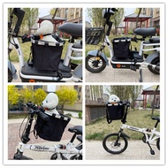 Bicycle Basket Folding Bicycle Electric Bicycle Mountain Bike Scooter Front Basket Portable Chopsticks Two Pet Basket/bicycle/bike pet seat - suitable for cat/dogs