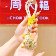 Q127 Four-Leaf Clover Bag Gold Pure Gold 999 Gold Wholesale Same Style Pendant Zhoujia Good Luck Get