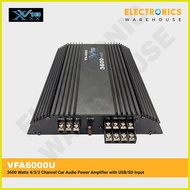 ❡ ◵ ✒ XxxV18 VFA6000U BT 3600 Watts 4/3/2 Channel Car Audio Power Amplifier with USB/SD Input,Bluet