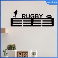 [RazecaMY] Wall Mount Medal Hanger Display Rack Sports Award Display Shelf for Living Room