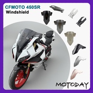 For CFMOTO 450SR Windshield Heightened Windshield  450SR  Accessories CFMOTO  Accessories Motorcycle