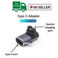 Type-C Charger Adapter Garmin Fenix 7 7S 7X 6 6X 6S 5S Garmin Venu 2 Sq forerunner 945 935 Charging Convertor Cable