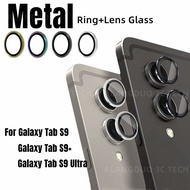 For Samsung Galaxy Tab S9 Ultra S9+ Plus FE Camera Protector Metal Ring+Lens Glass Back lens Cover C